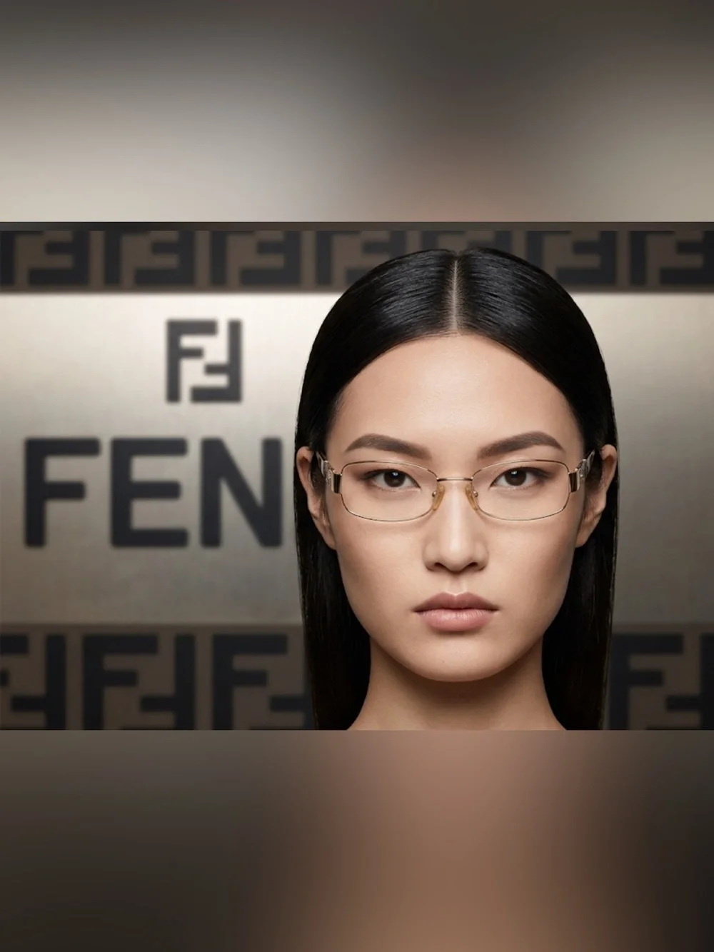 Authentic Fendi luxury designer prescription eyeglasses frames